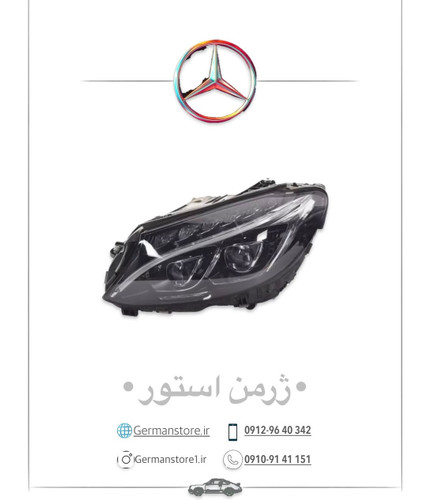 چراغ جلو مرسدس بنز اورجینال benz